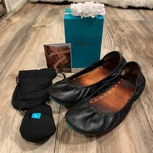 Matte Black Tieks size 8